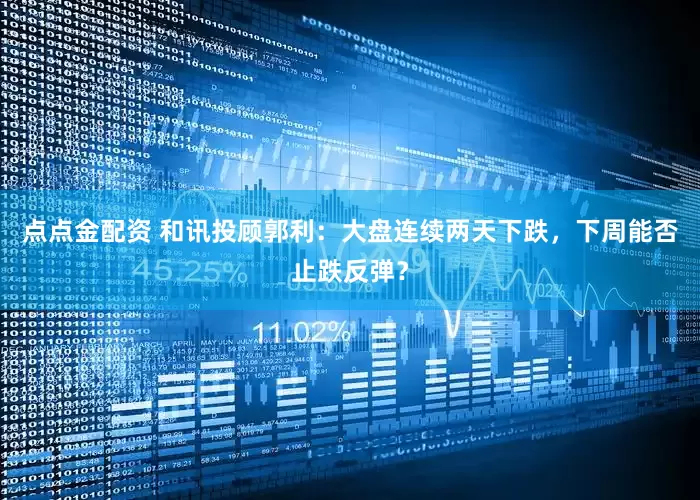 点点金配资 和讯投顾郭利：大盘连续两天下跌，下周能否止跌反弹？
